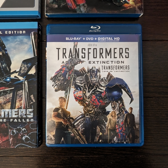 LIKE NEW Transformers Blu-ray movie collection (set of 4) - Picture 9 of 15